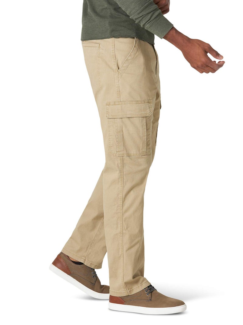 Wrangler Authentics Relaxed Fit Stretch Cargo Pant, Elmwood, 42W x 34L - Image 3